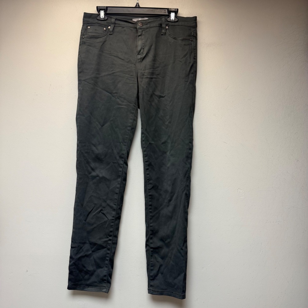 Tractr Slim Fit Pants Mens 32 Dark Green Excellent Stretch Casual 93280-JYB